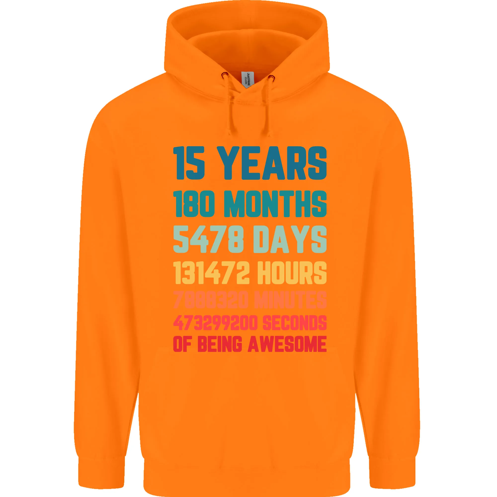 15th Birthday 15 Year Old Childrens Kids Hoodie