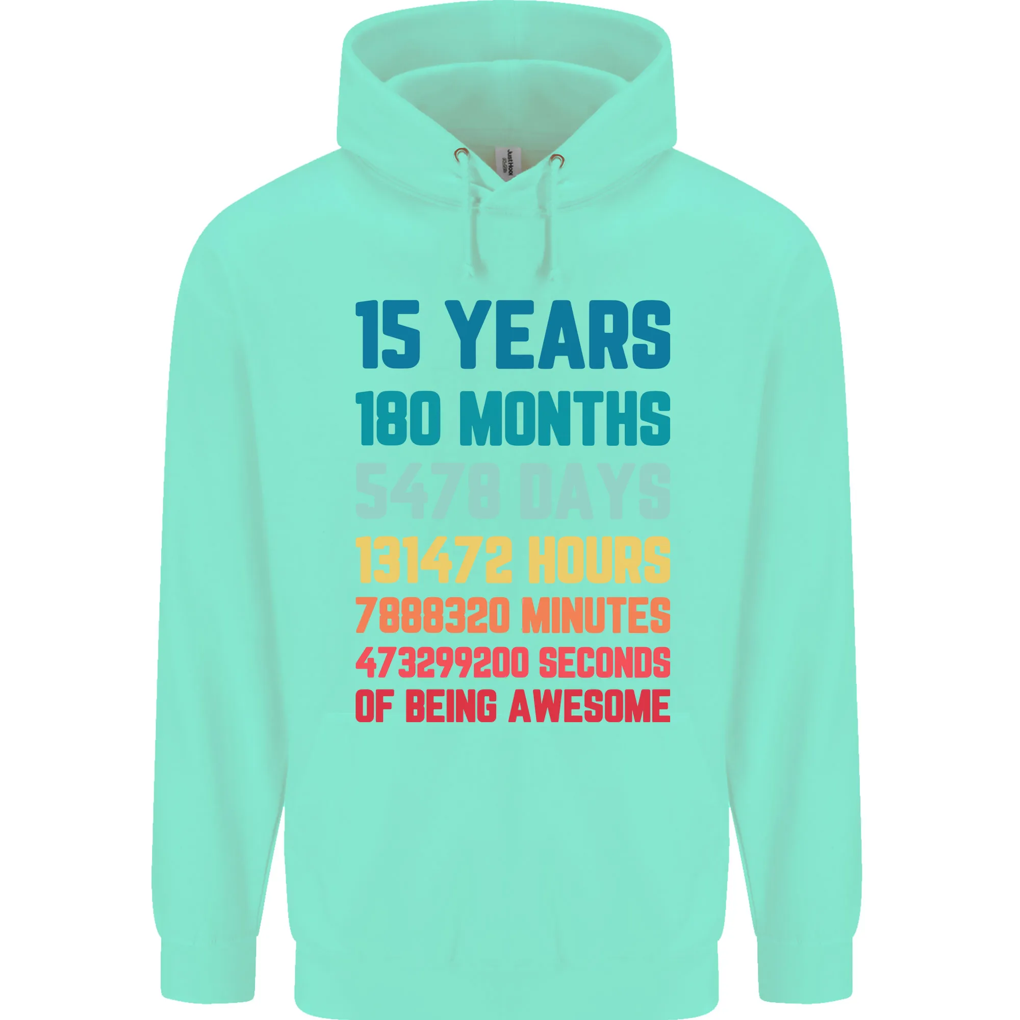 15th Birthday 15 Year Old Childrens Kids Hoodie