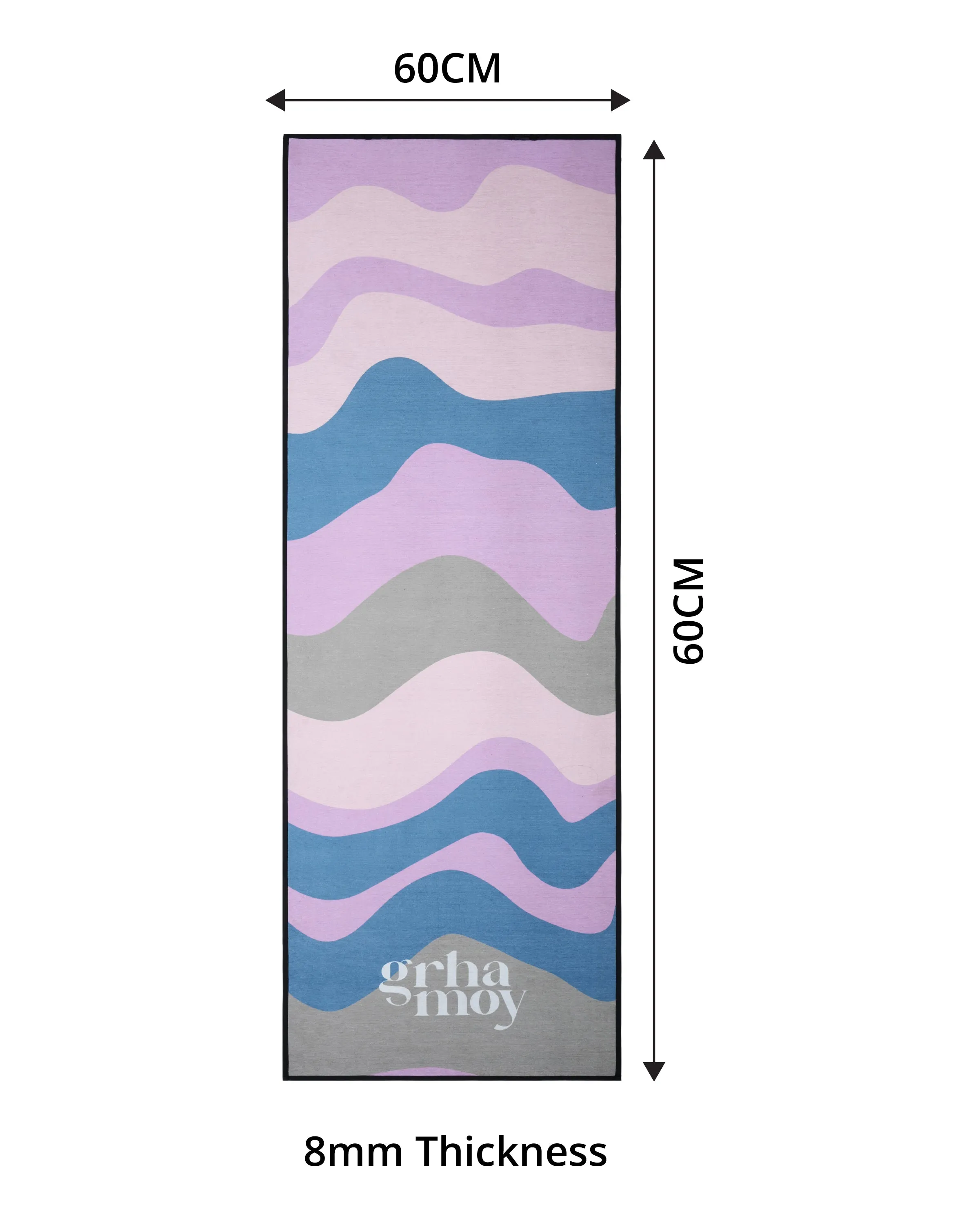 8mm Purple  Yoga Mat Online | Grhamoy