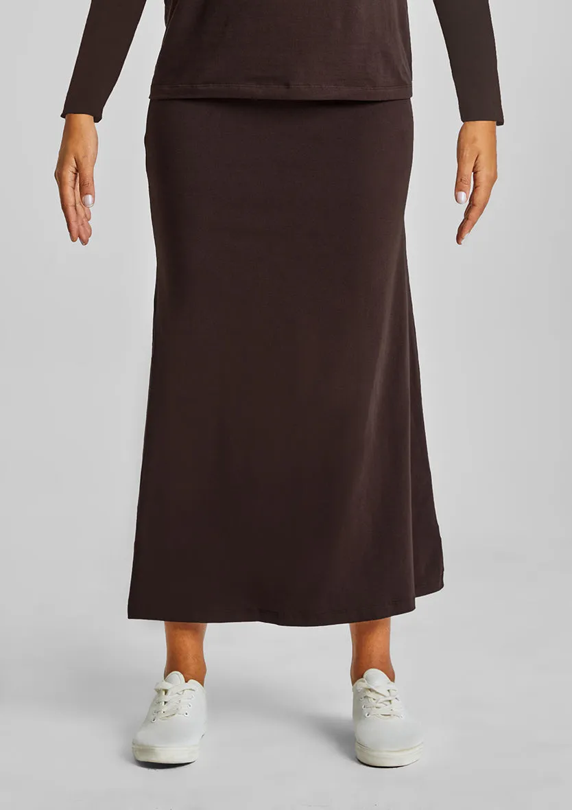 A-shaped skirt-Plain Jersey Cotton