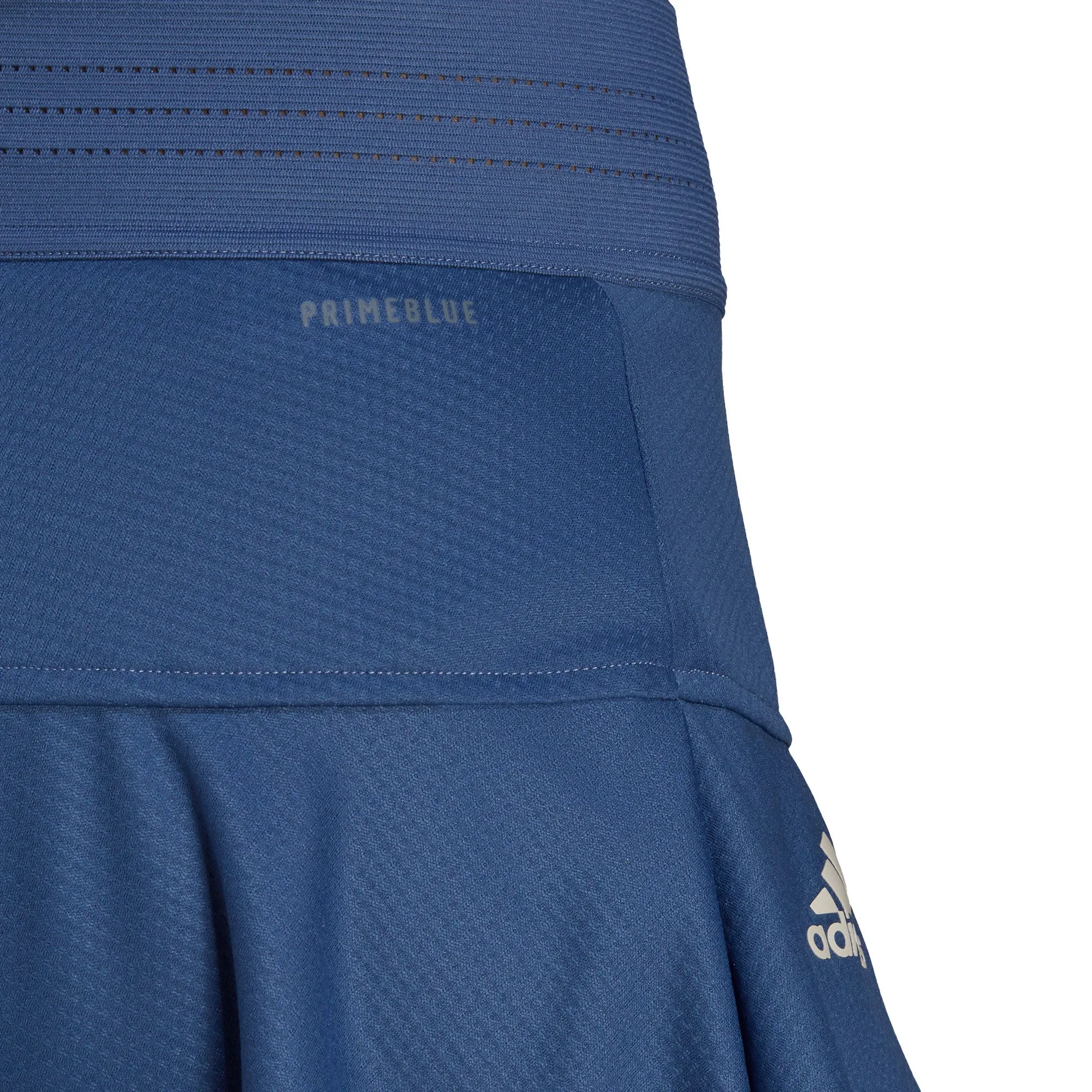 Adidas HEAT.RDY Primeblue Match Crew Blue Womens Tennis Skirt