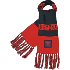 AFL Melbourne Demons Bar Scarf