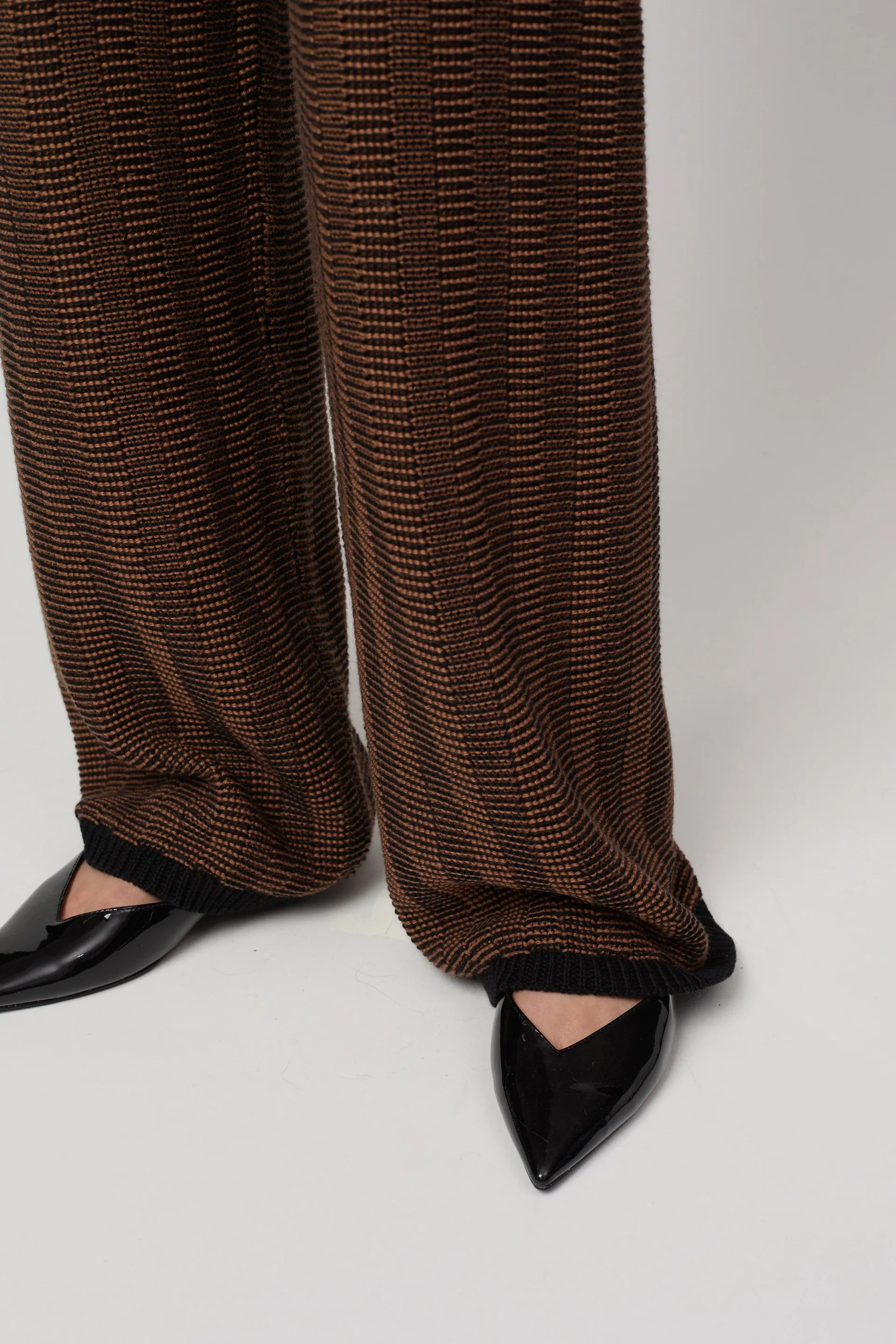 AILI PANT IN CHECKERBOARD STITCH