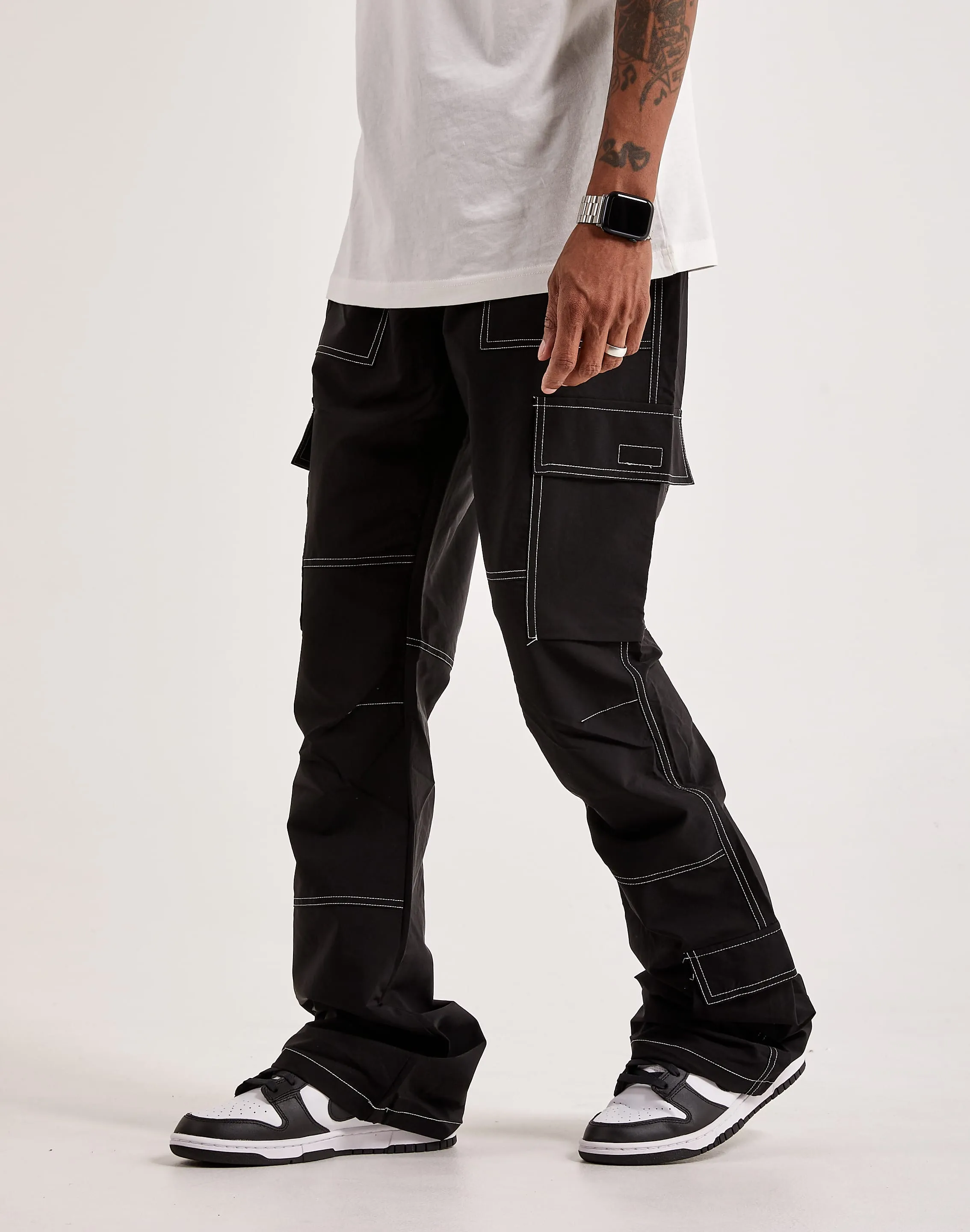 American Stitch Stacked Leg Contrast Pants