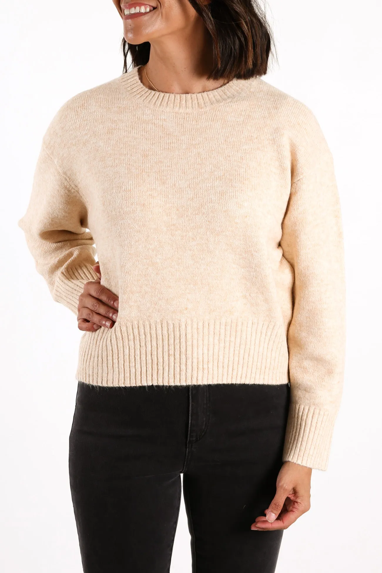 Ari Knit Jumper Peach