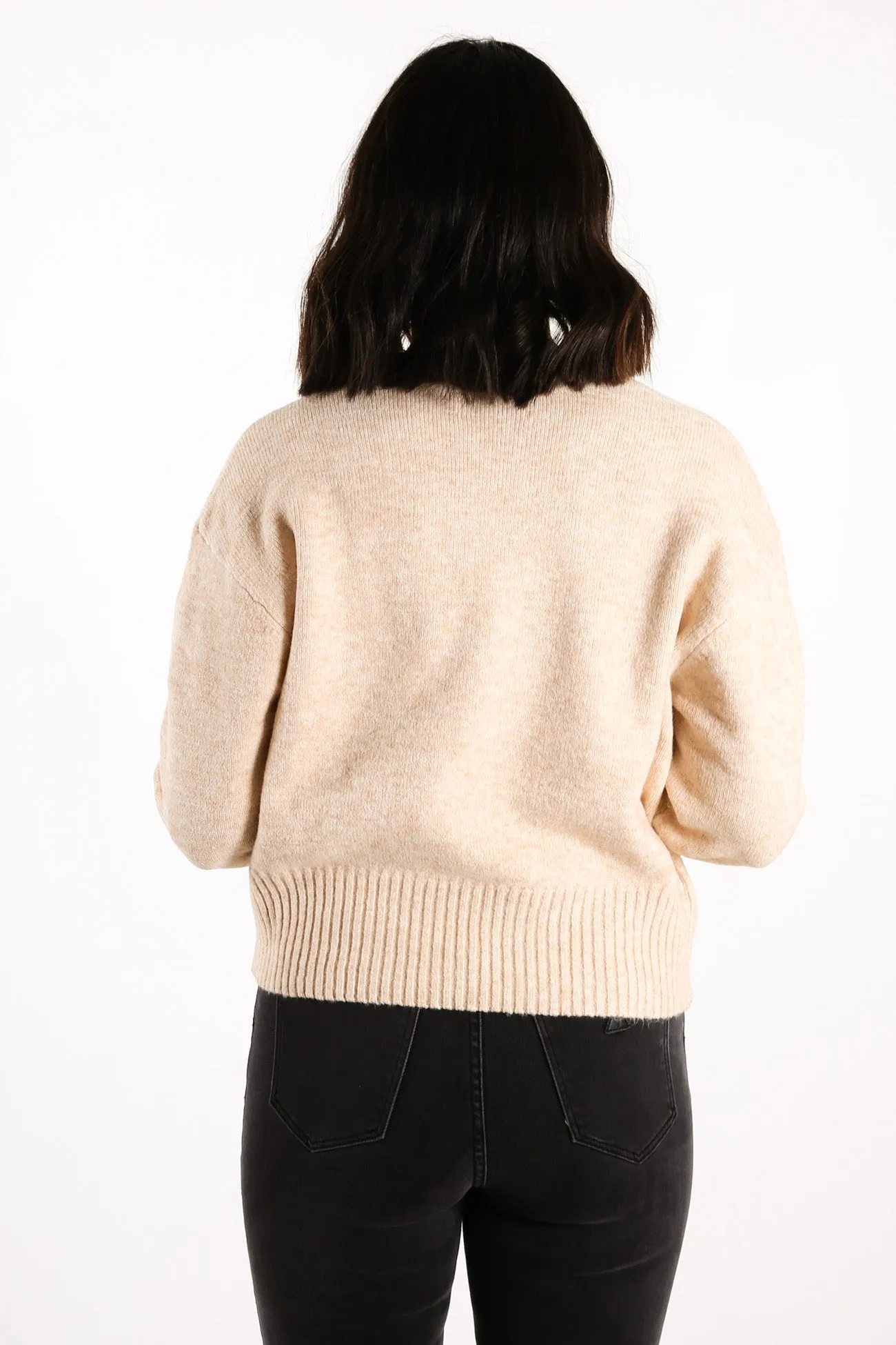 Ari Knit Jumper Peach