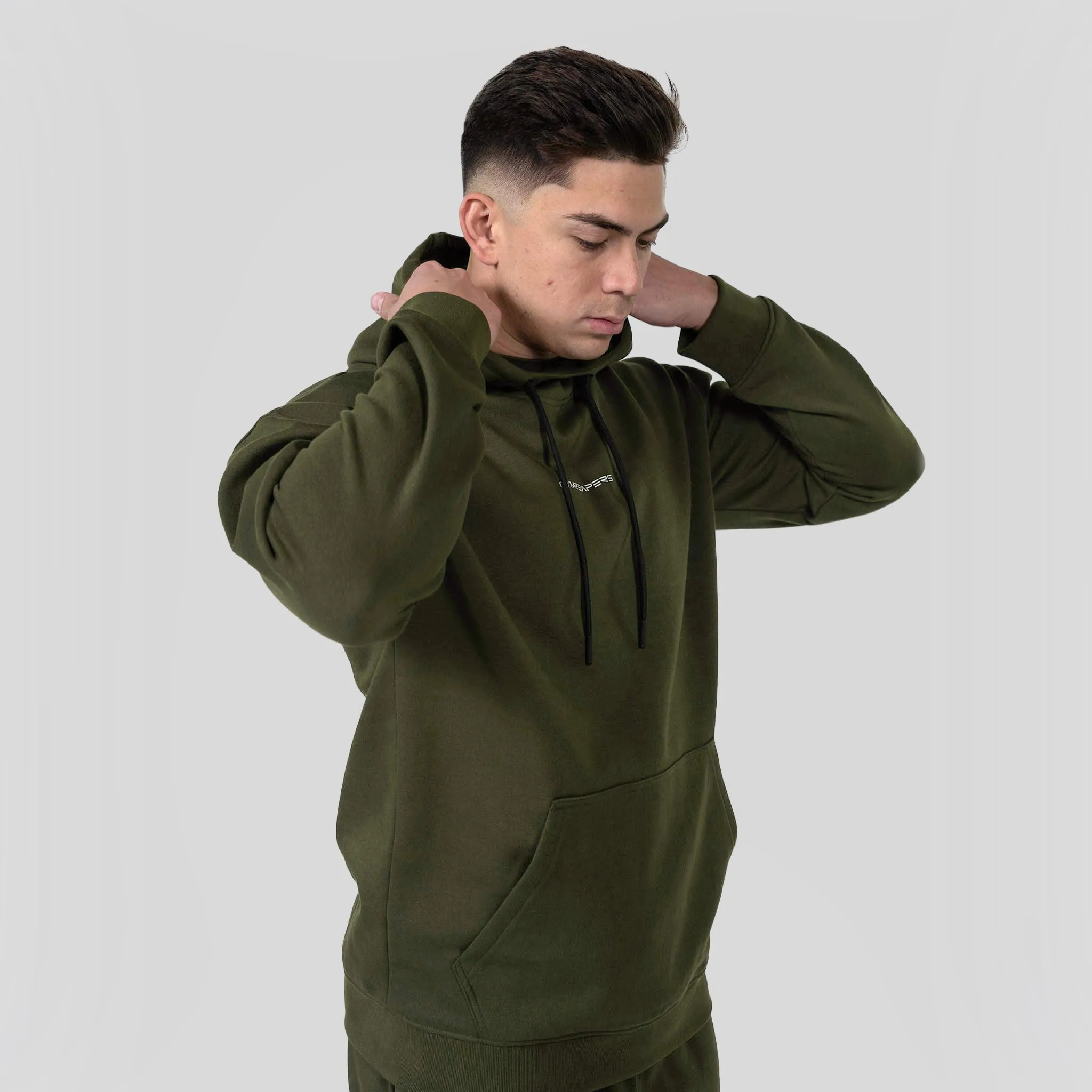 Ascend Mockneck Hoodie - OD Green