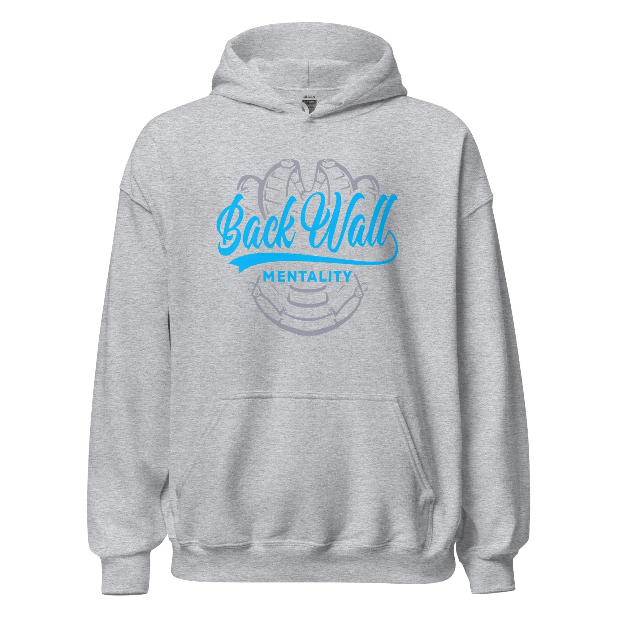 Backwall Mentality Teal - Adult Hoodie