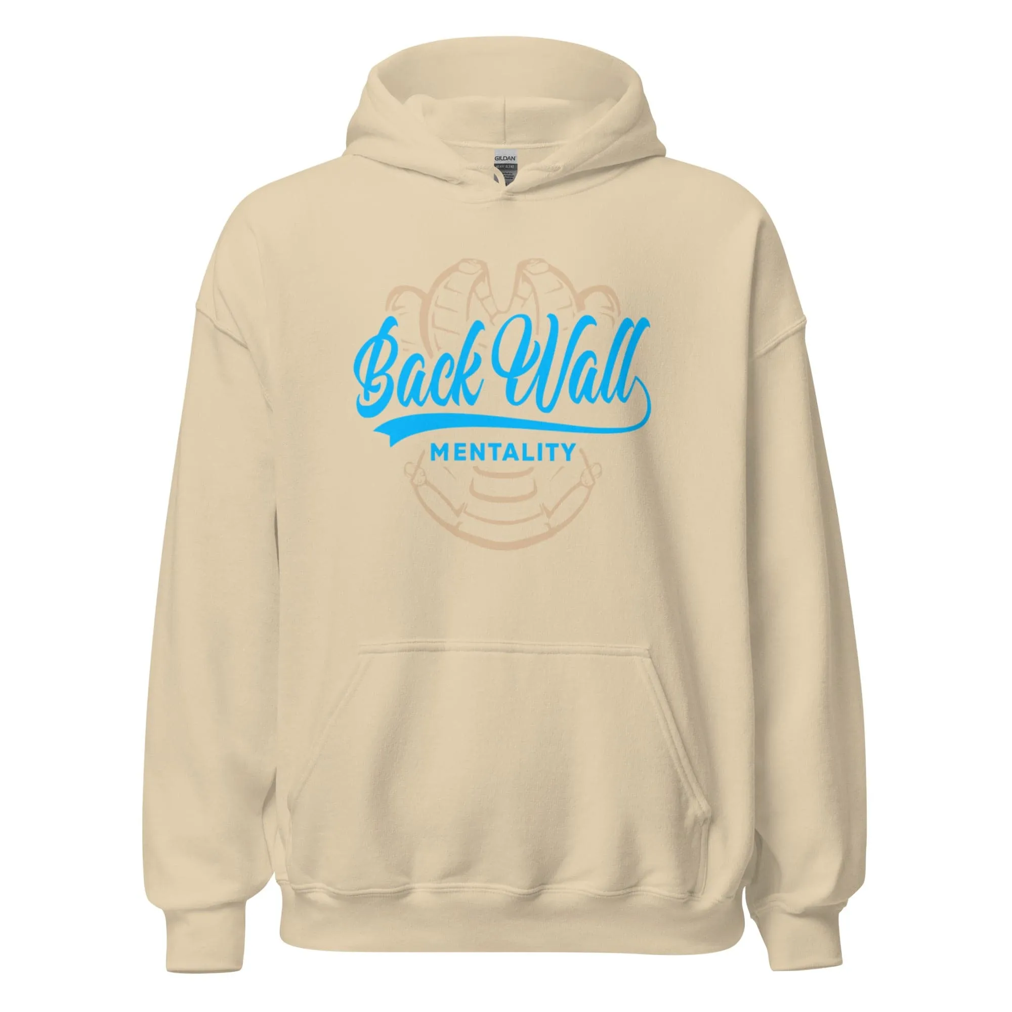 Backwall Mentality Teal - Adult Hoodie