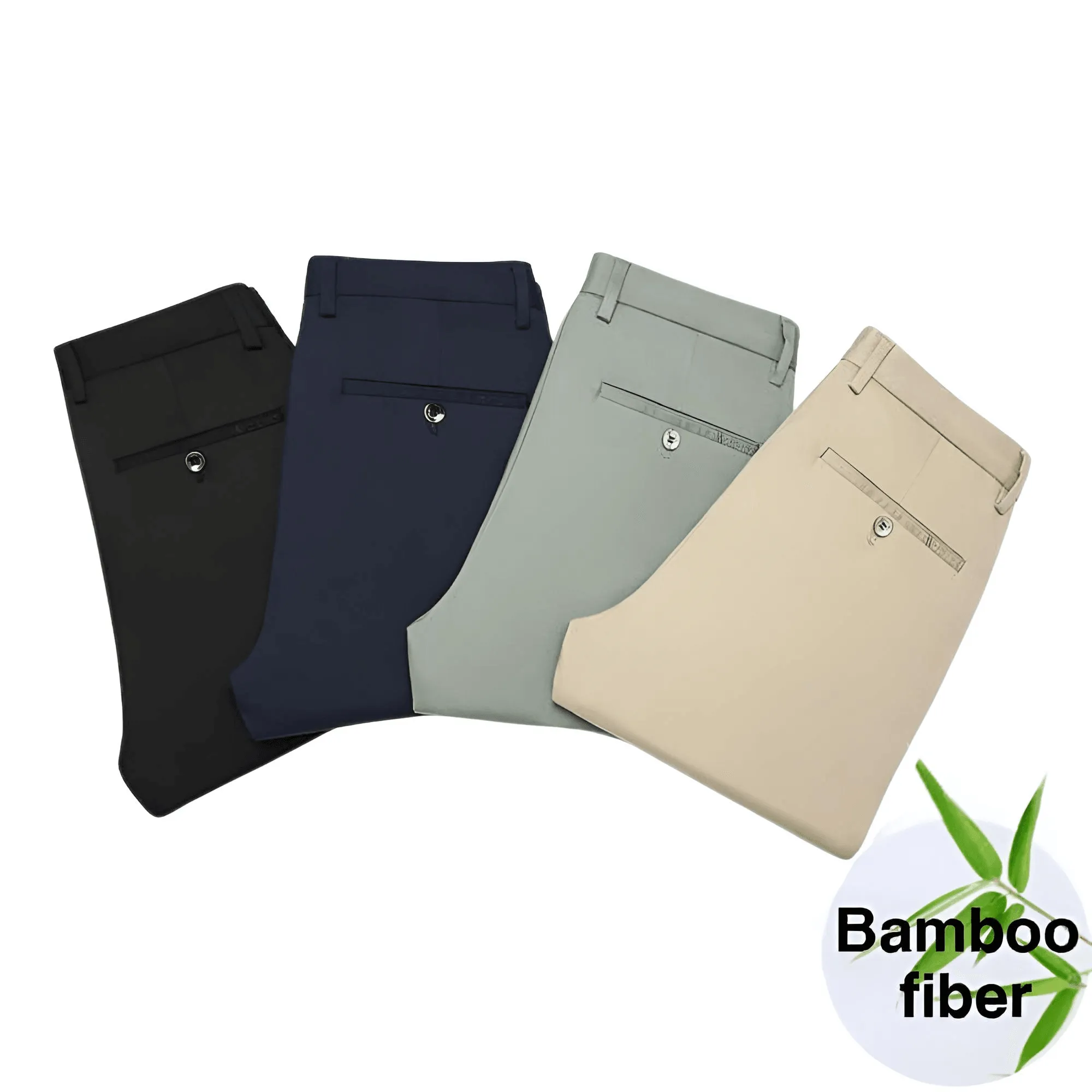 Bamboo Fiber Dress Pants For Men