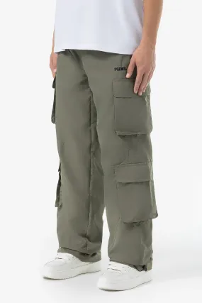 Belmont Wide Tech Cargo Pants Faded Olive