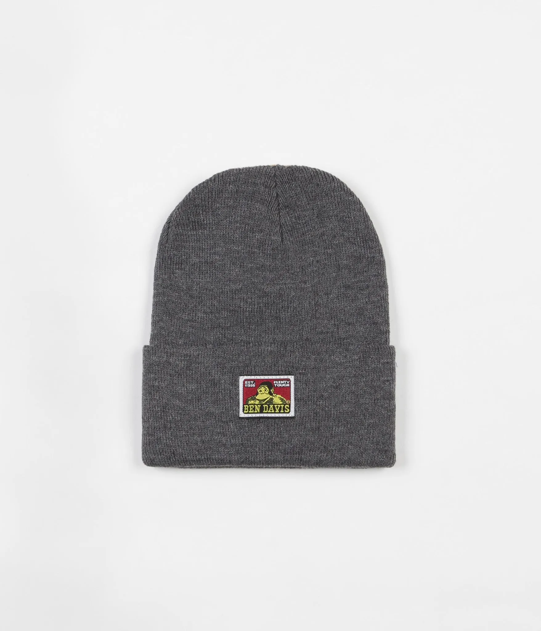 Ben Davis Logo Beanie - Charcoal Heather