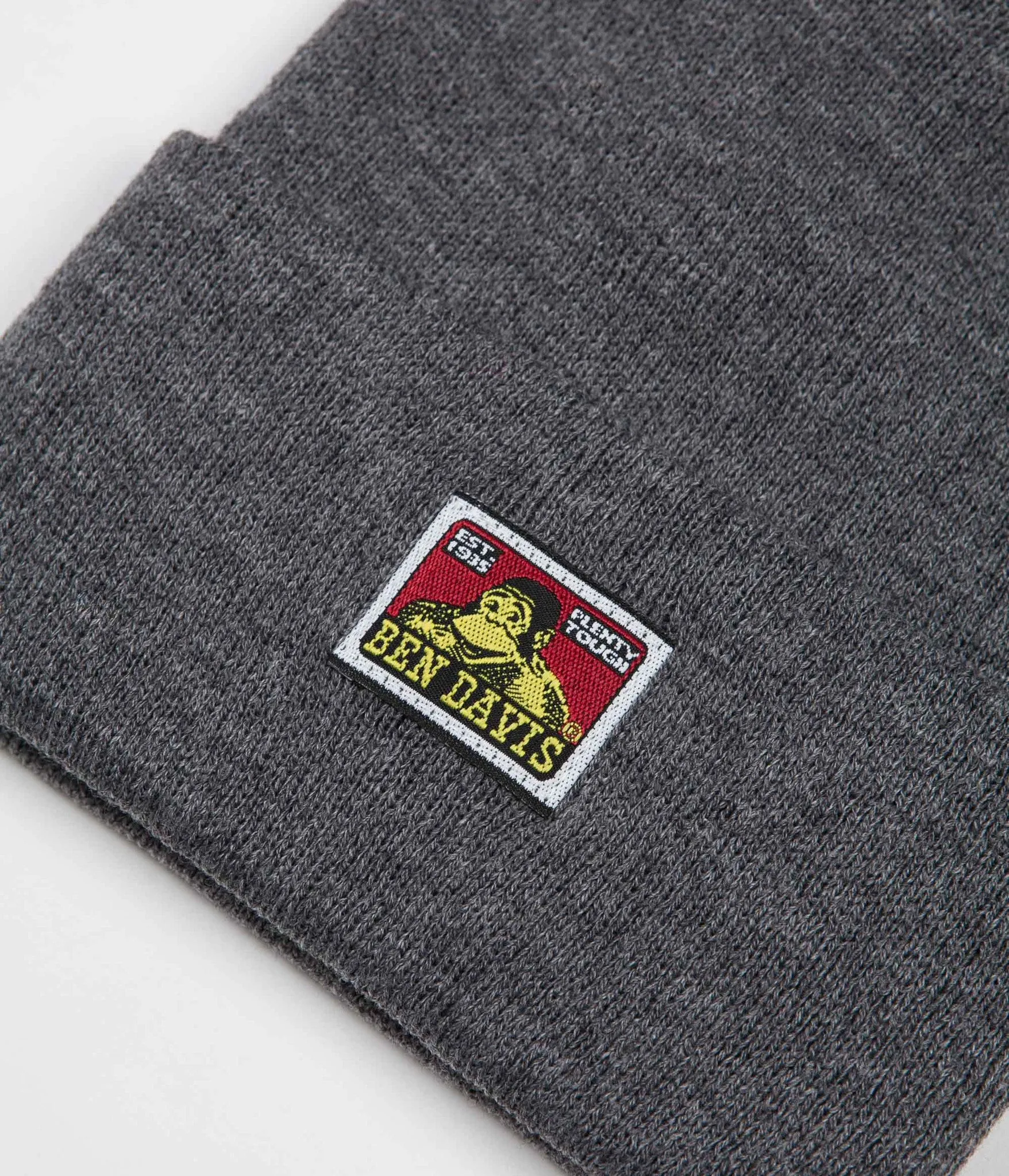 Ben Davis Logo Beanie - Charcoal Heather