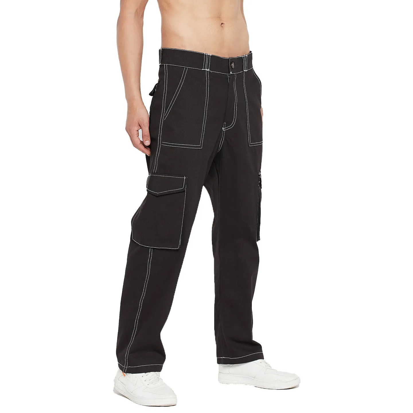 Black Carpenter Cargo Pants