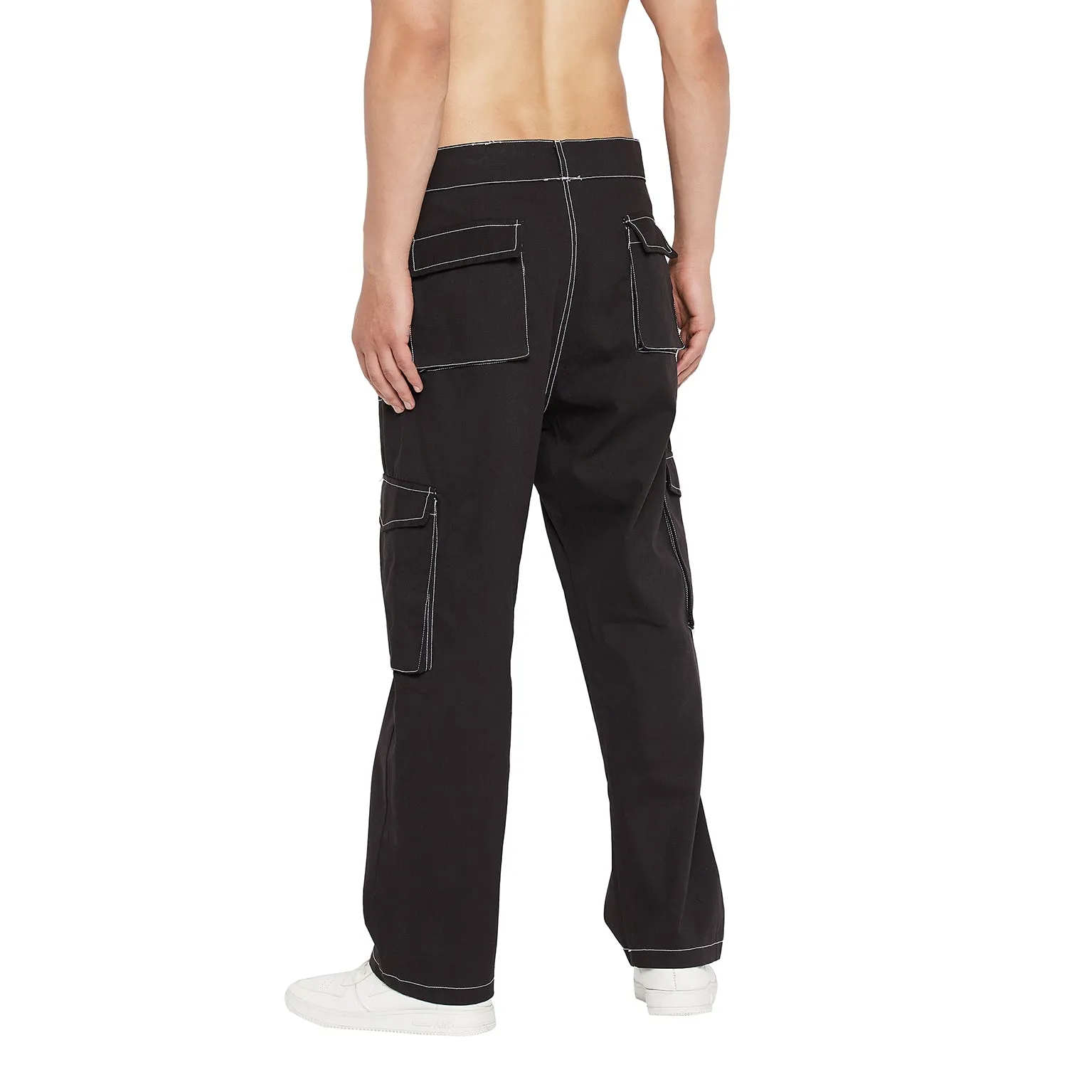 Black Carpenter Cargo Pants