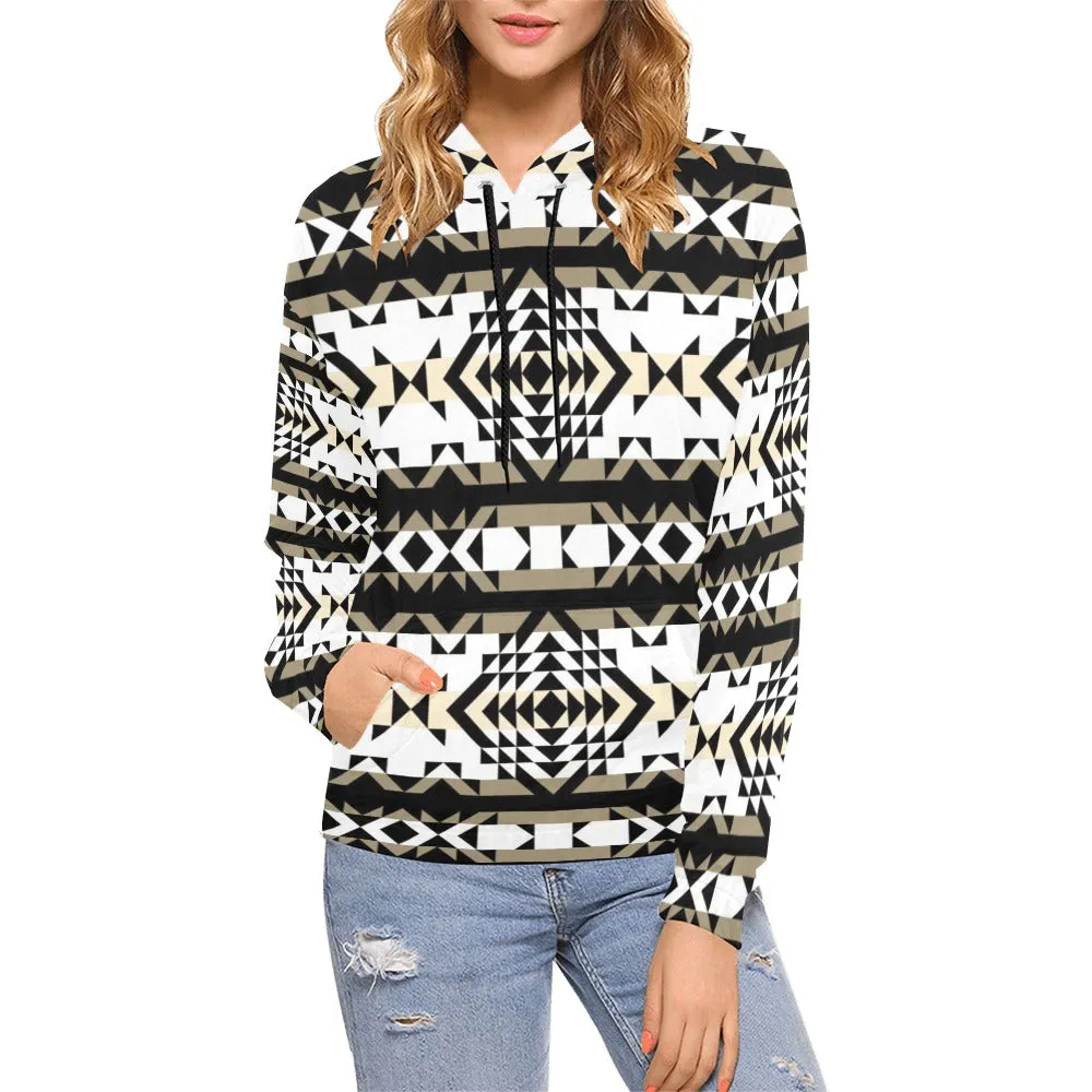 Black Rose Winter Canyon Hoodie for Women (USA Size)