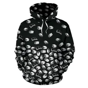 Bookish pattern All Over Print Hoodie