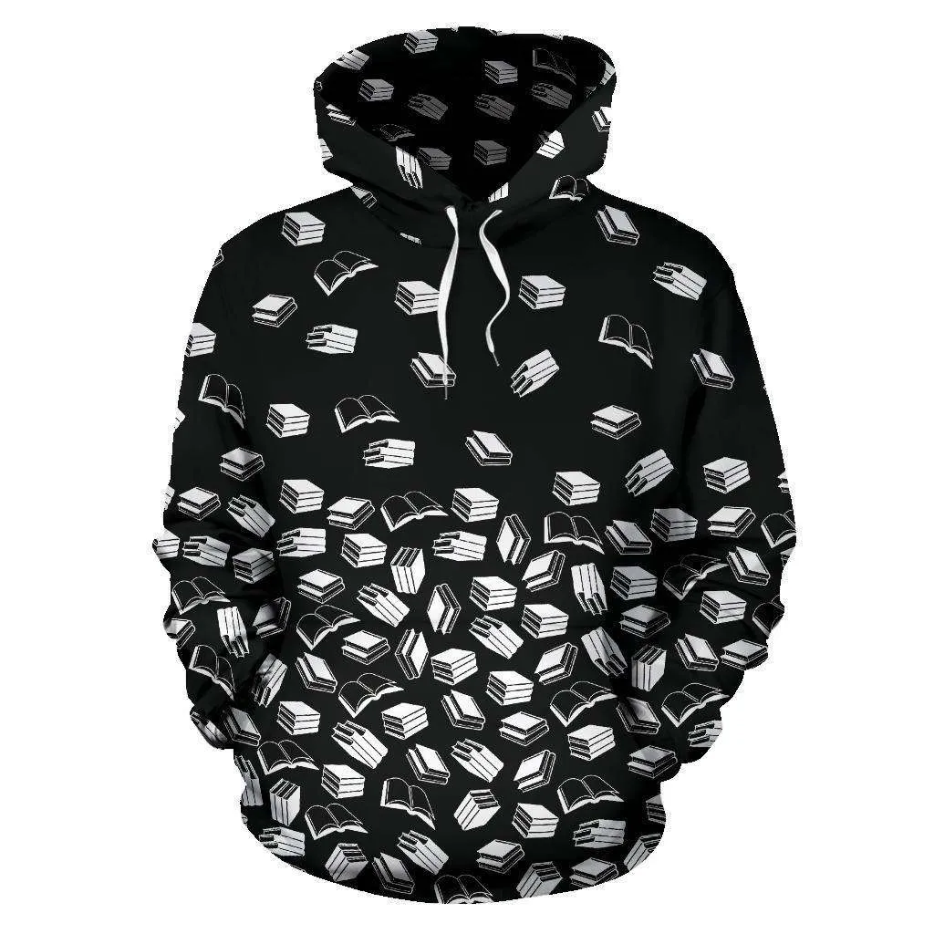 Bookish pattern All Over Print Hoodie