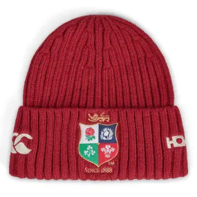 British & Irish Lions Fleece Beanie Red