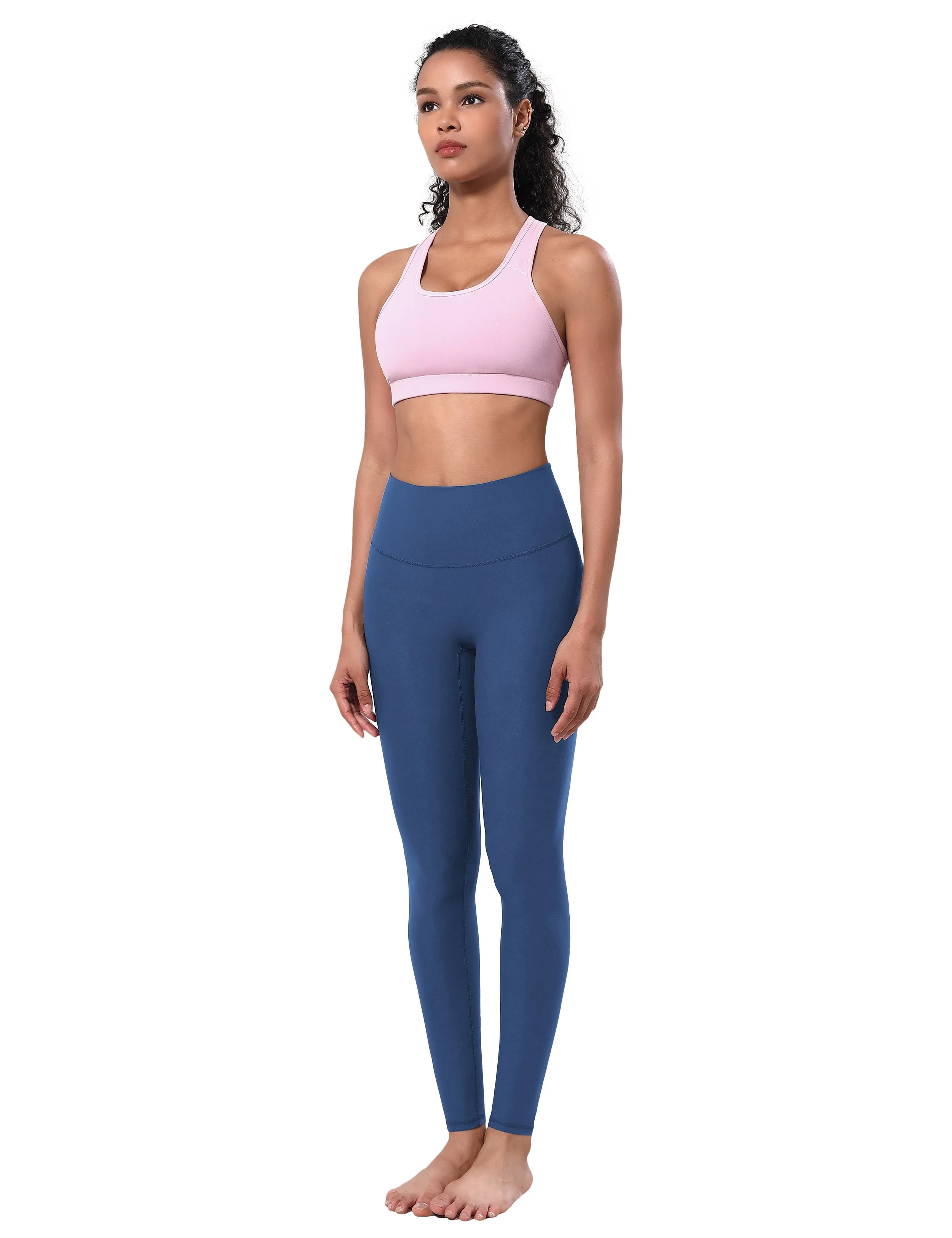 BUBBLELIME 87N/13S No Front line Yoga Pants 26" inseam_yoga