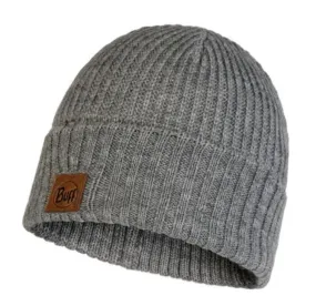 Buff Knitted Beanie Rutger Melange Grey