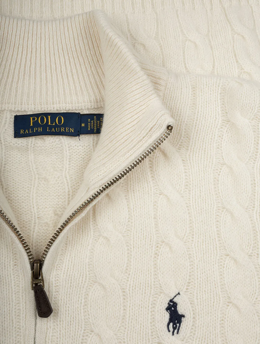 Cable Knit HZ Jumper Cream