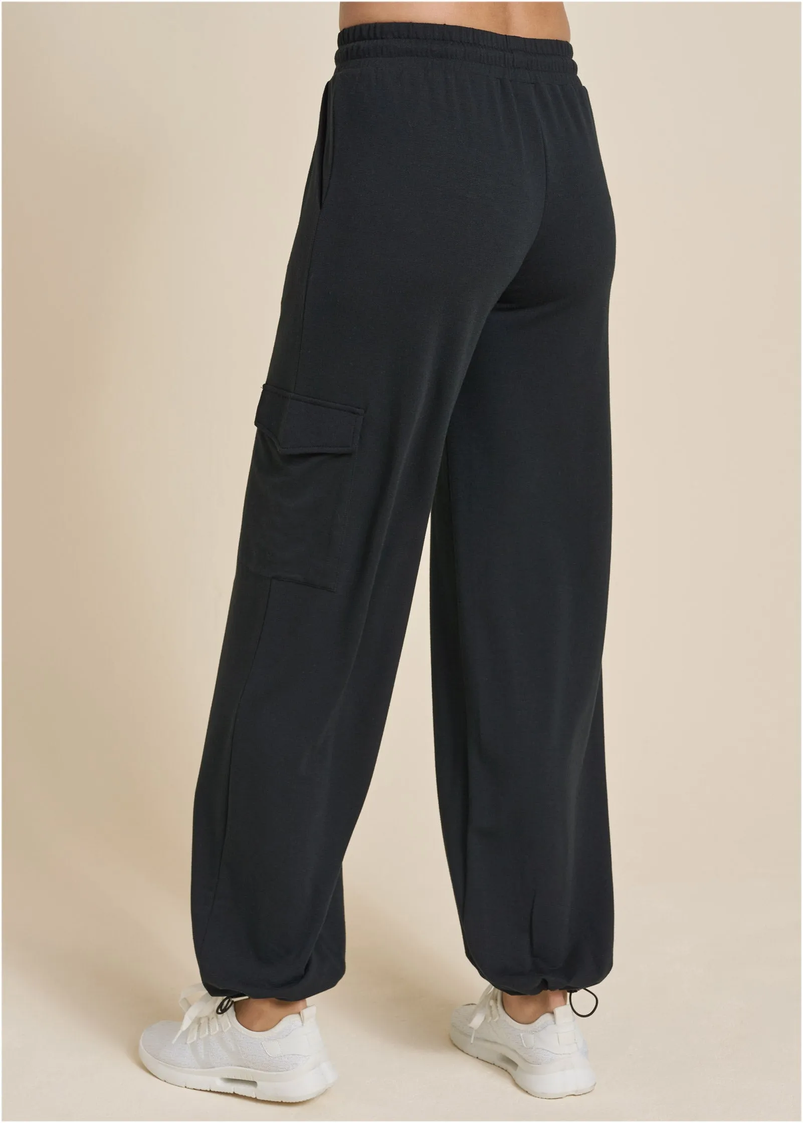 Cargo Lounge Pants - Black