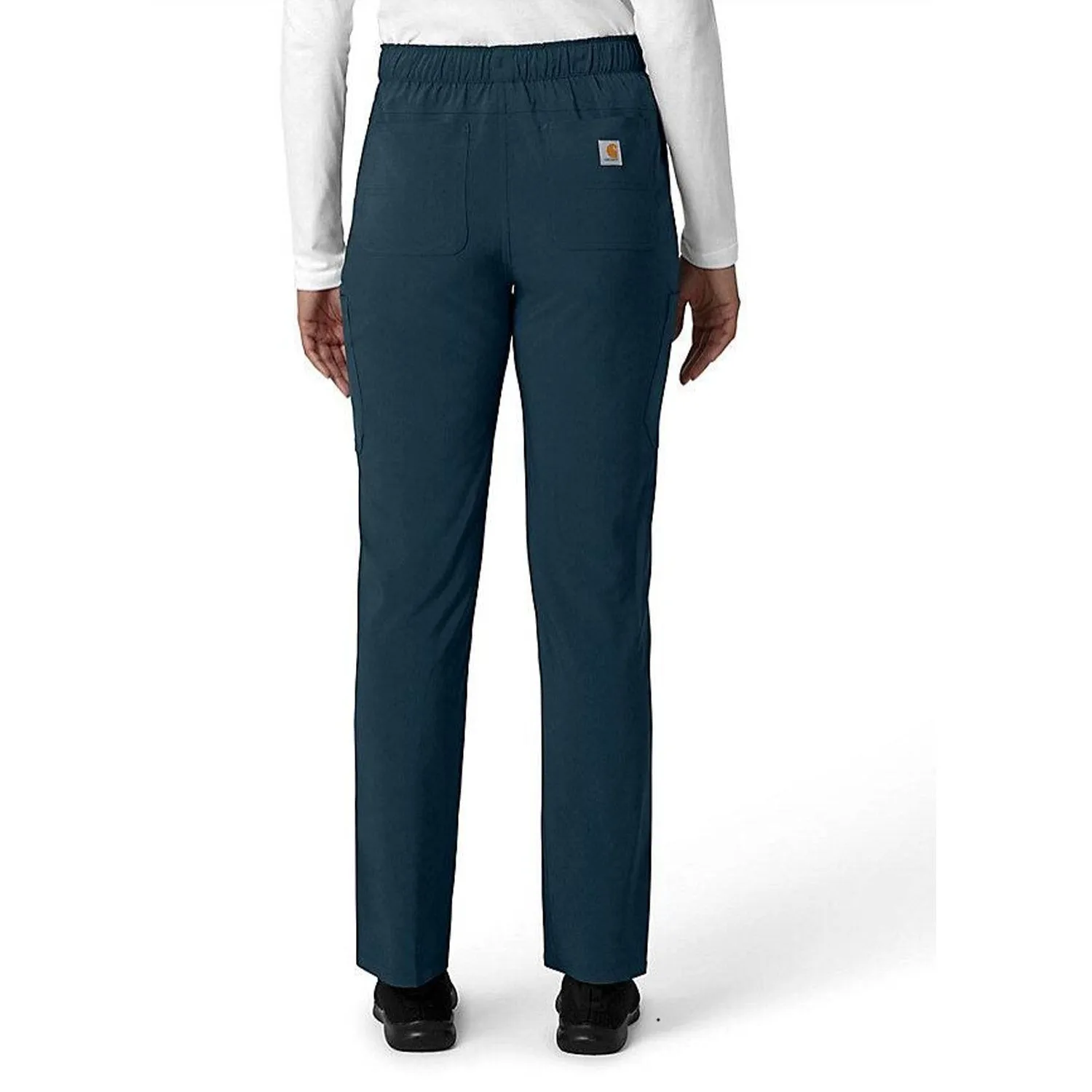 Carhartt Women's Force Cross Flex 7-Poket Cargo Scrub Pant_Navy