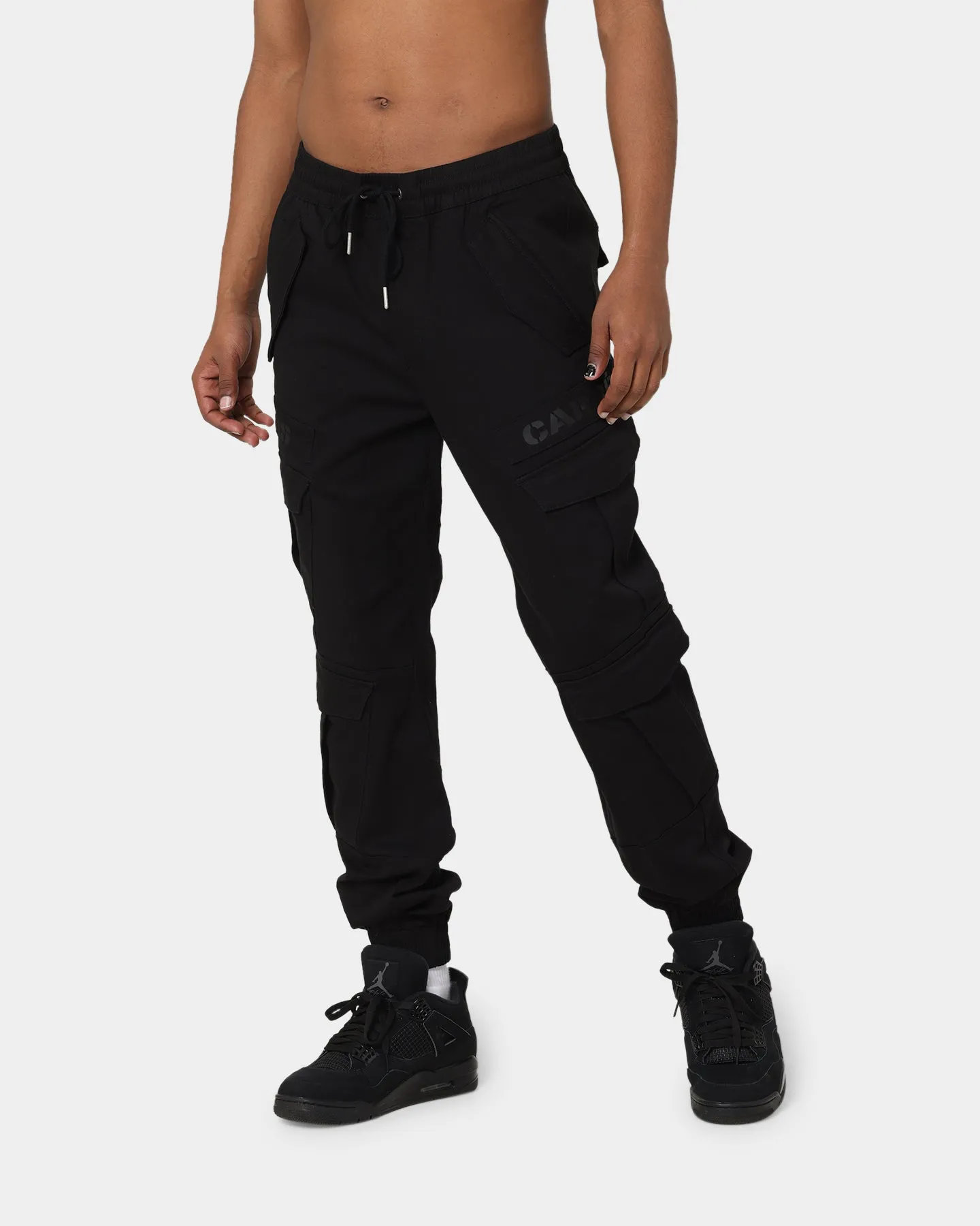 Carré Double Transition Cargo Joggers Black