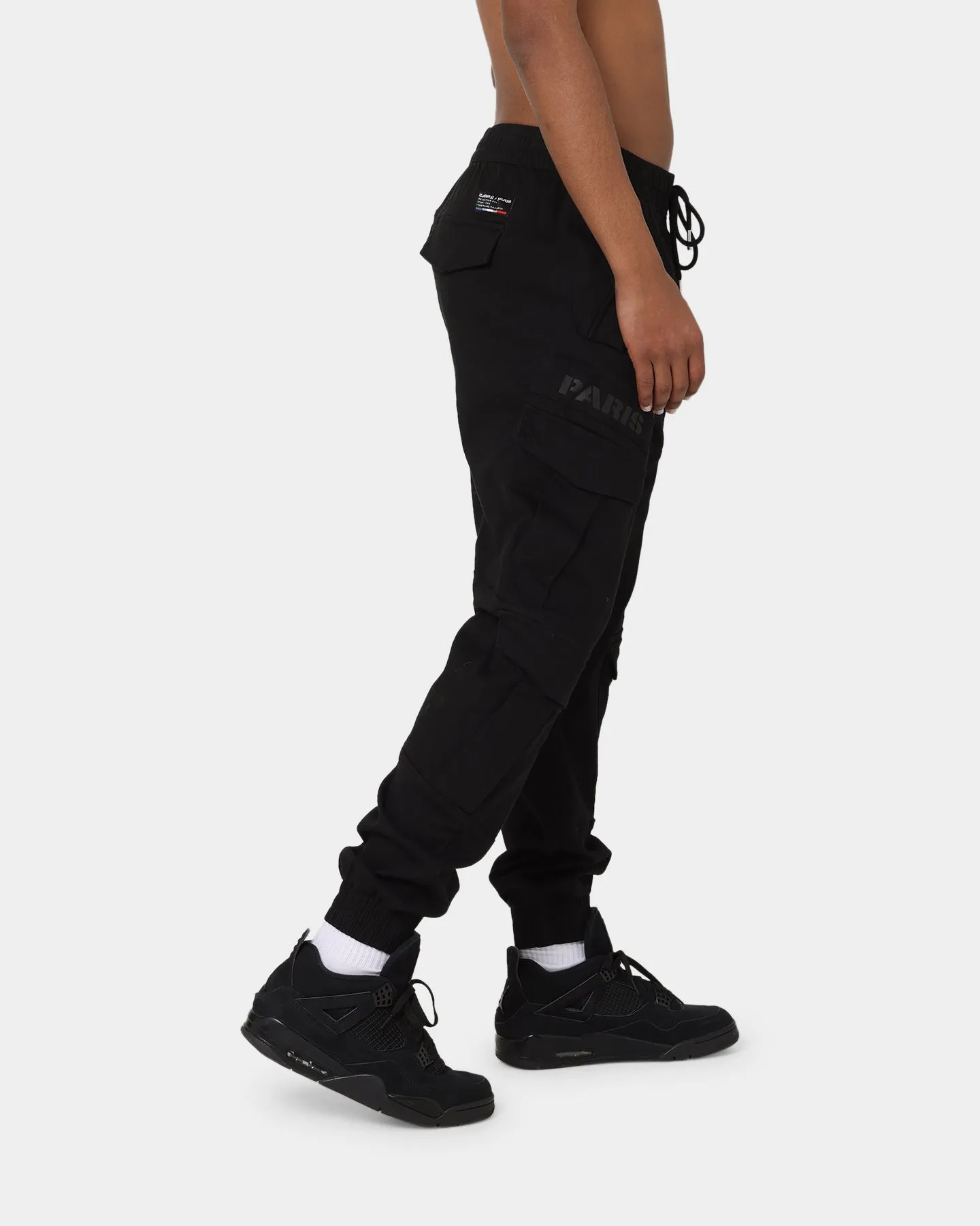 Carré Double Transition Cargo Joggers Black