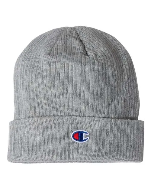 Champion Ribbed Knit Cuffed Beanie