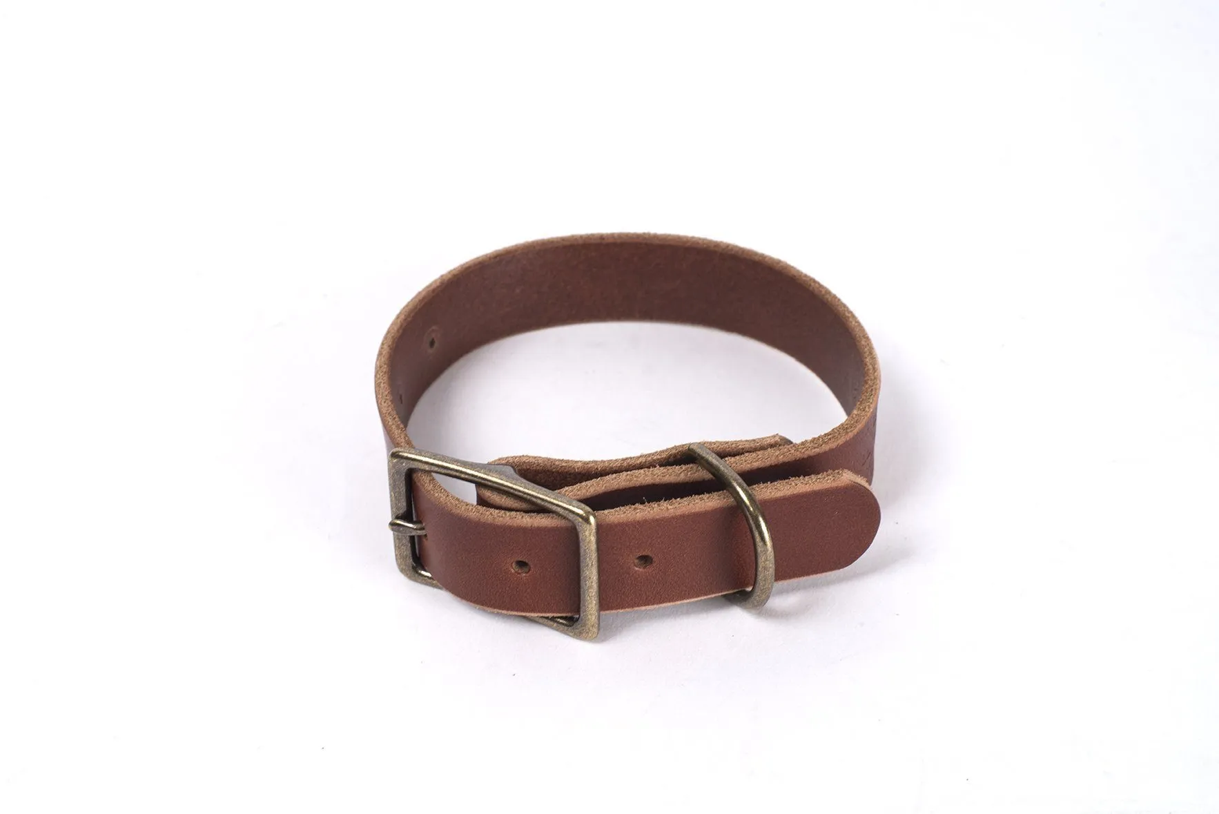 CHARLIE LEATHER DOG COLLAR