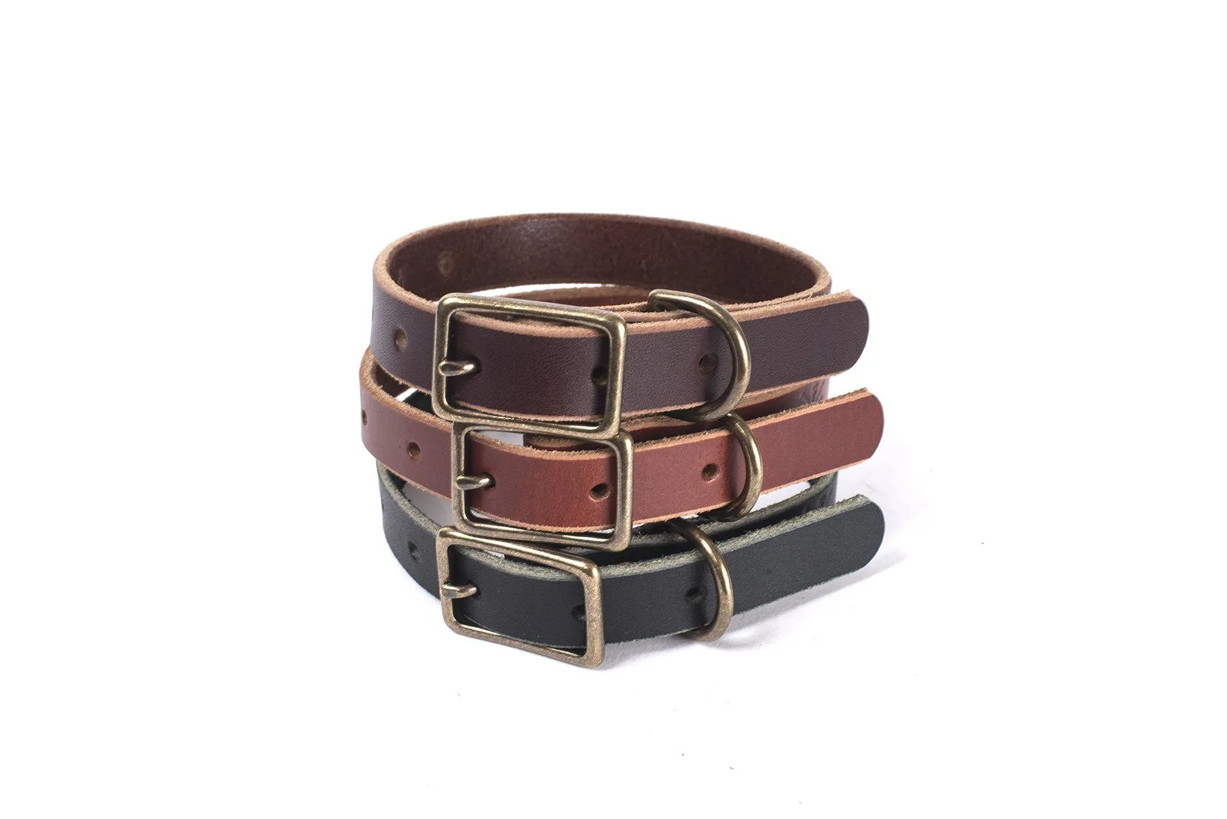 CHARLIE LEATHER DOG COLLAR