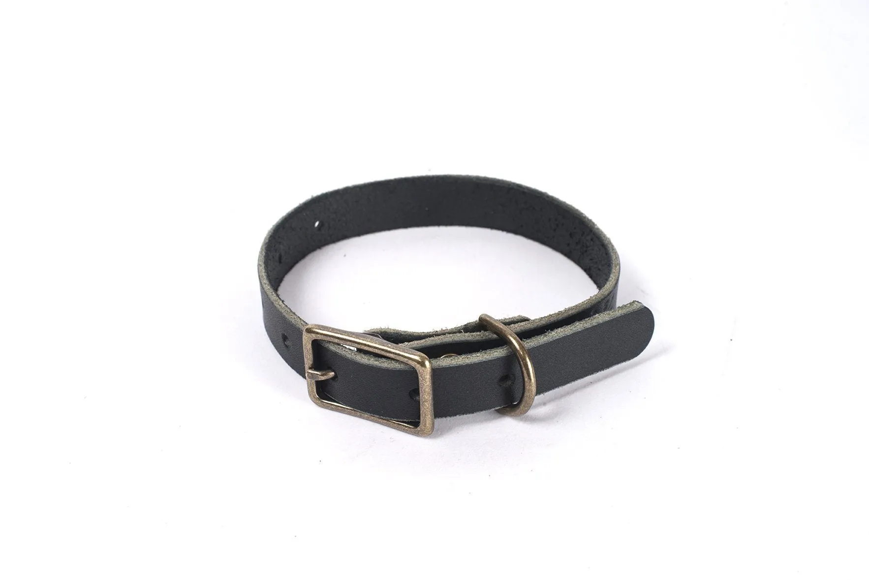 CHARLIE LEATHER DOG COLLAR