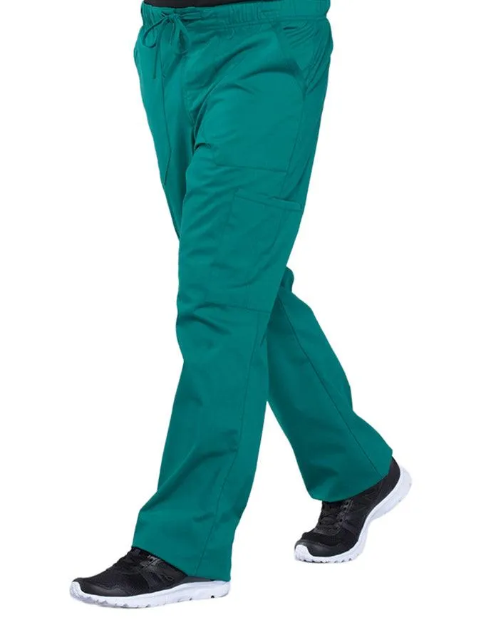 Cherokee Workwear Professionals Men's Tapered Leg Drawstring Cargo Petite Pant