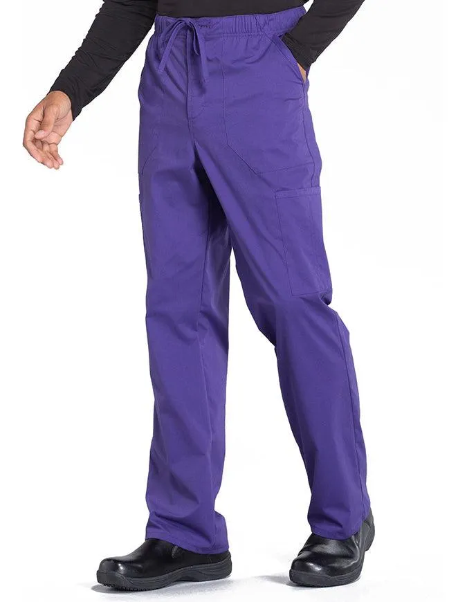 Cherokee Workwear Professionals Men's Tapered Leg Drawstring Cargo Petite Pant