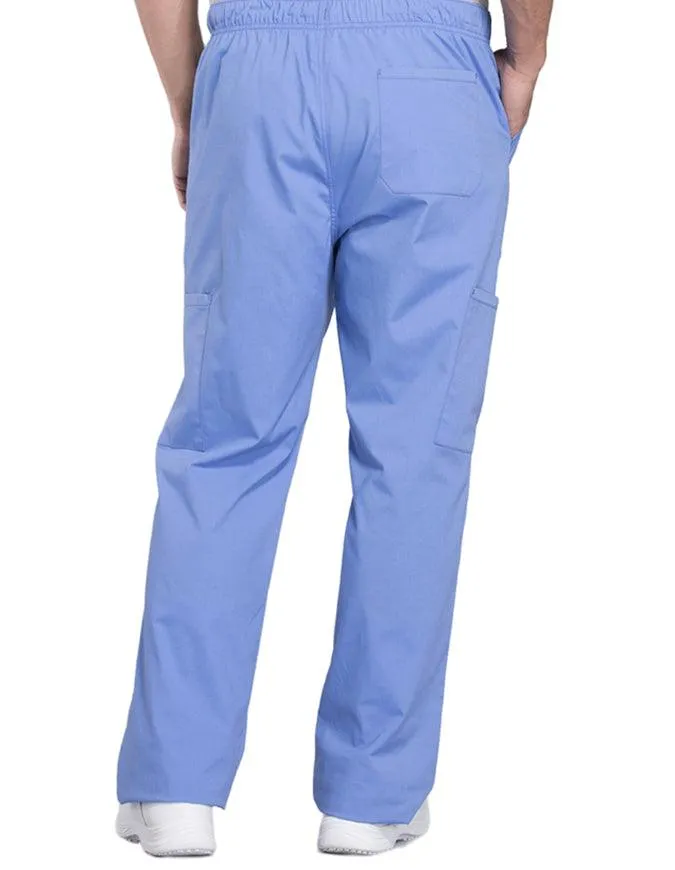 Cherokee Workwear Professionals Men's Tapered Leg Drawstring Cargo Petite Pant