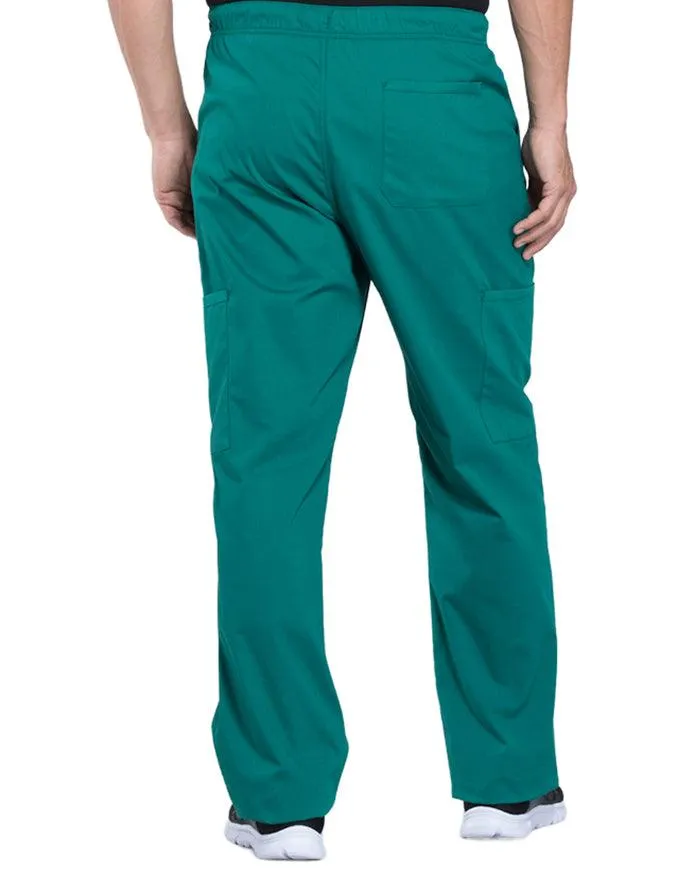 Cherokee Workwear Professionals Men's Tapered Leg Drawstring Cargo Petite Pant