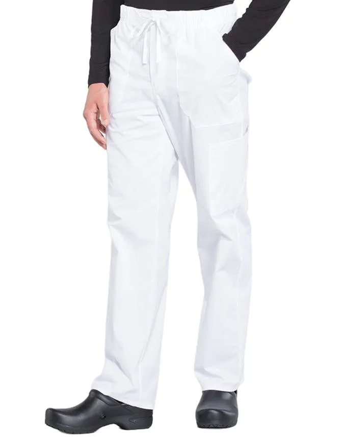 Cherokee Workwear Professionals Men's Tapered Leg Drawstring Cargo Petite Pant