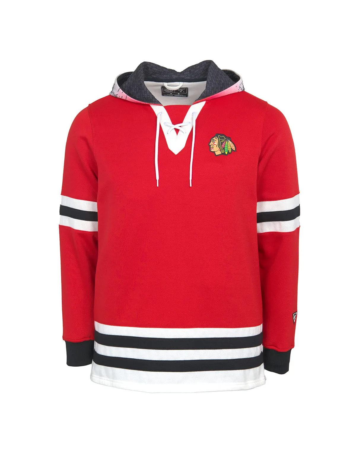 Chicago Blackhawks Lace-Up Hoodie