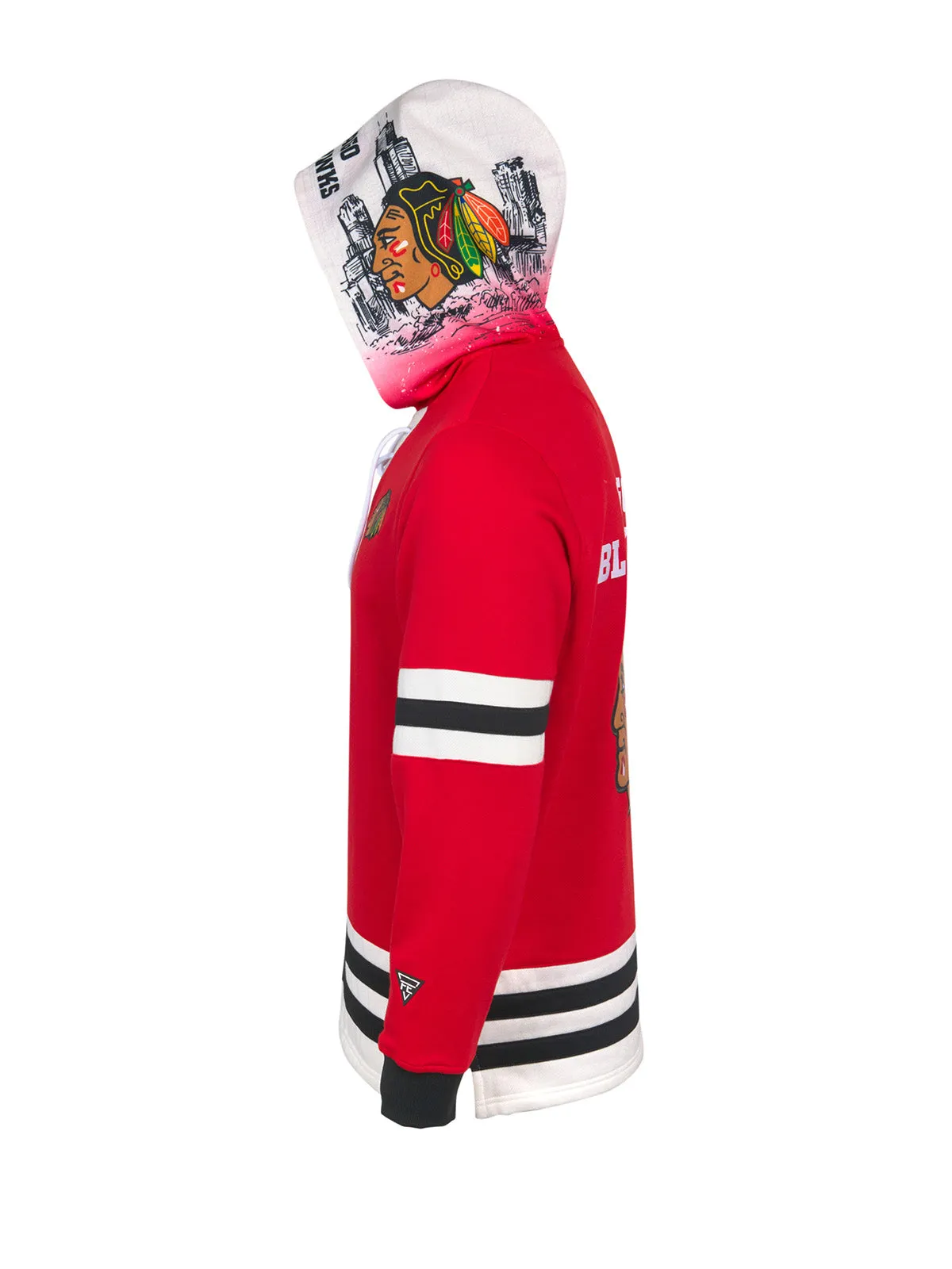 Chicago Blackhawks Lace-Up Hoodie