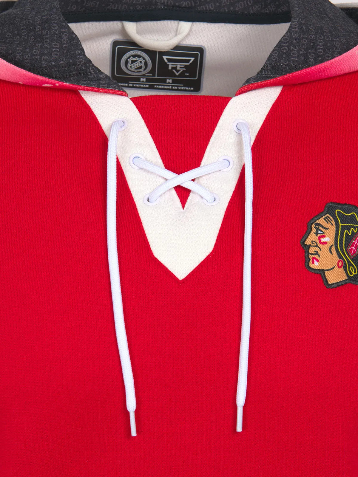 Chicago Blackhawks Lace-Up Hoodie