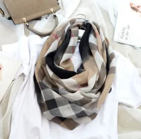 Classic British Versatile Plaid Scarf Wrap For Women