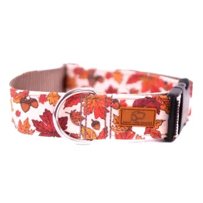 Cozy Leaves Dog Collar