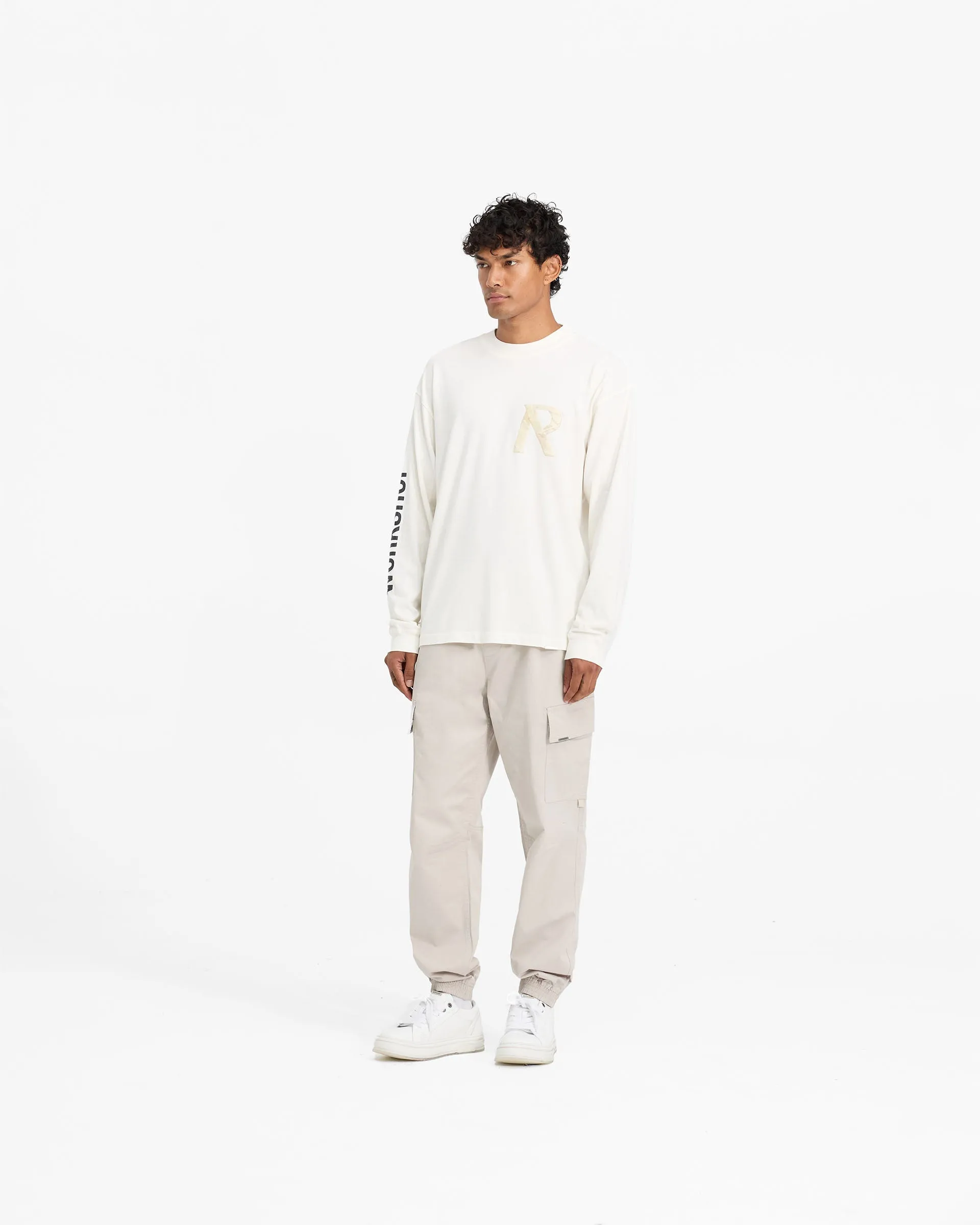 Cuffed Cargo Pant - Stone