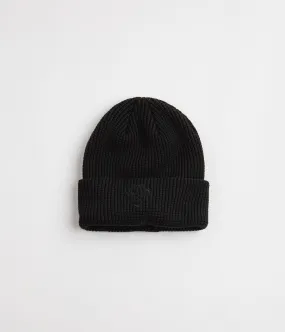 Dancer Waffle Knit Beanie - Black