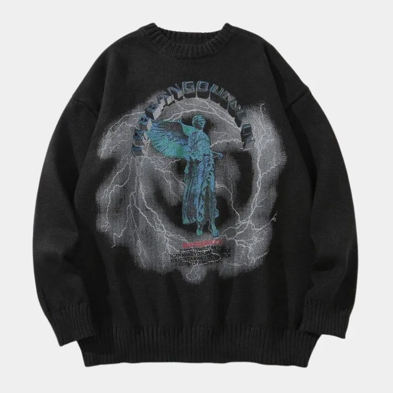 Death Angel | Loose Crew-neck Jumper