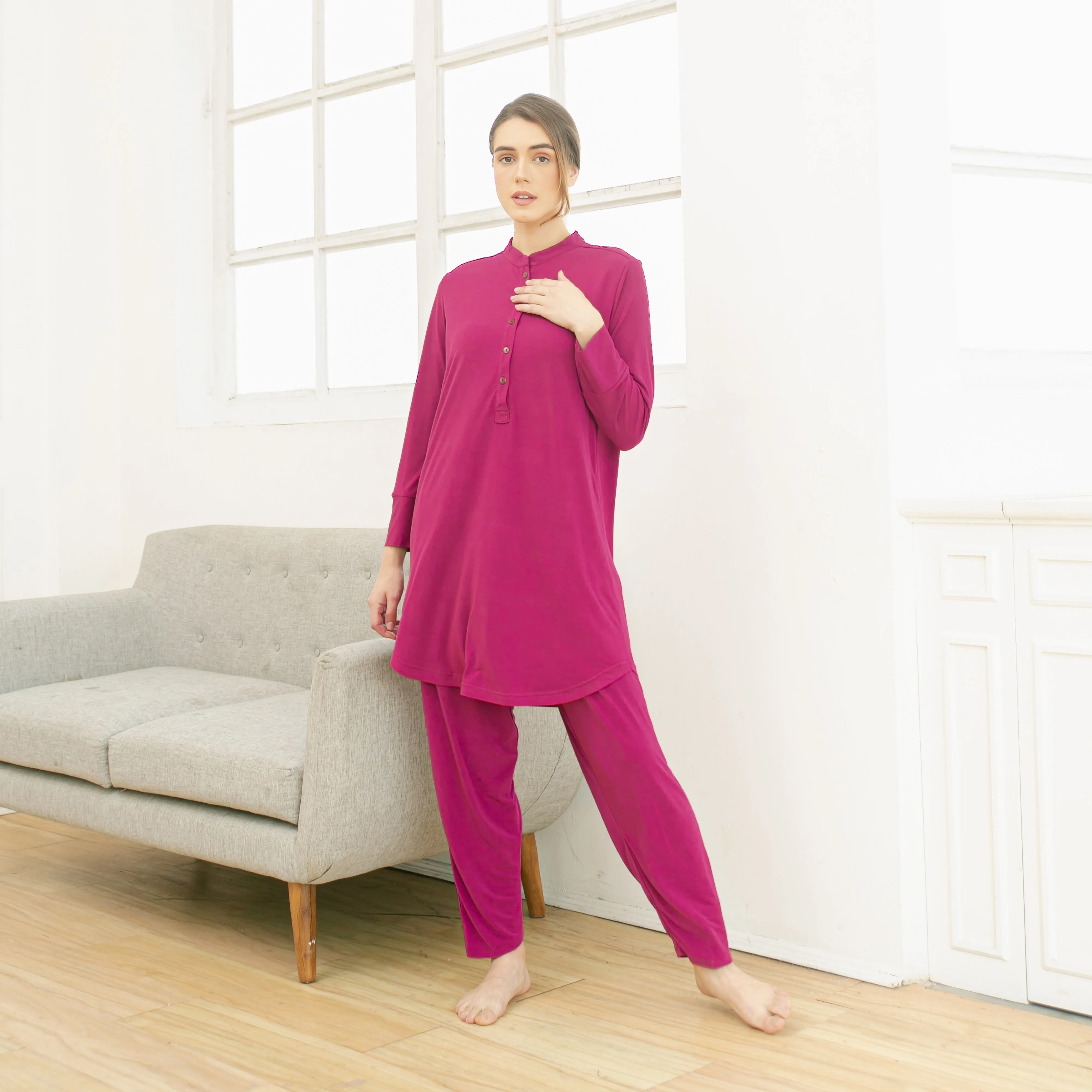 Ellis Tunic - Fuschia