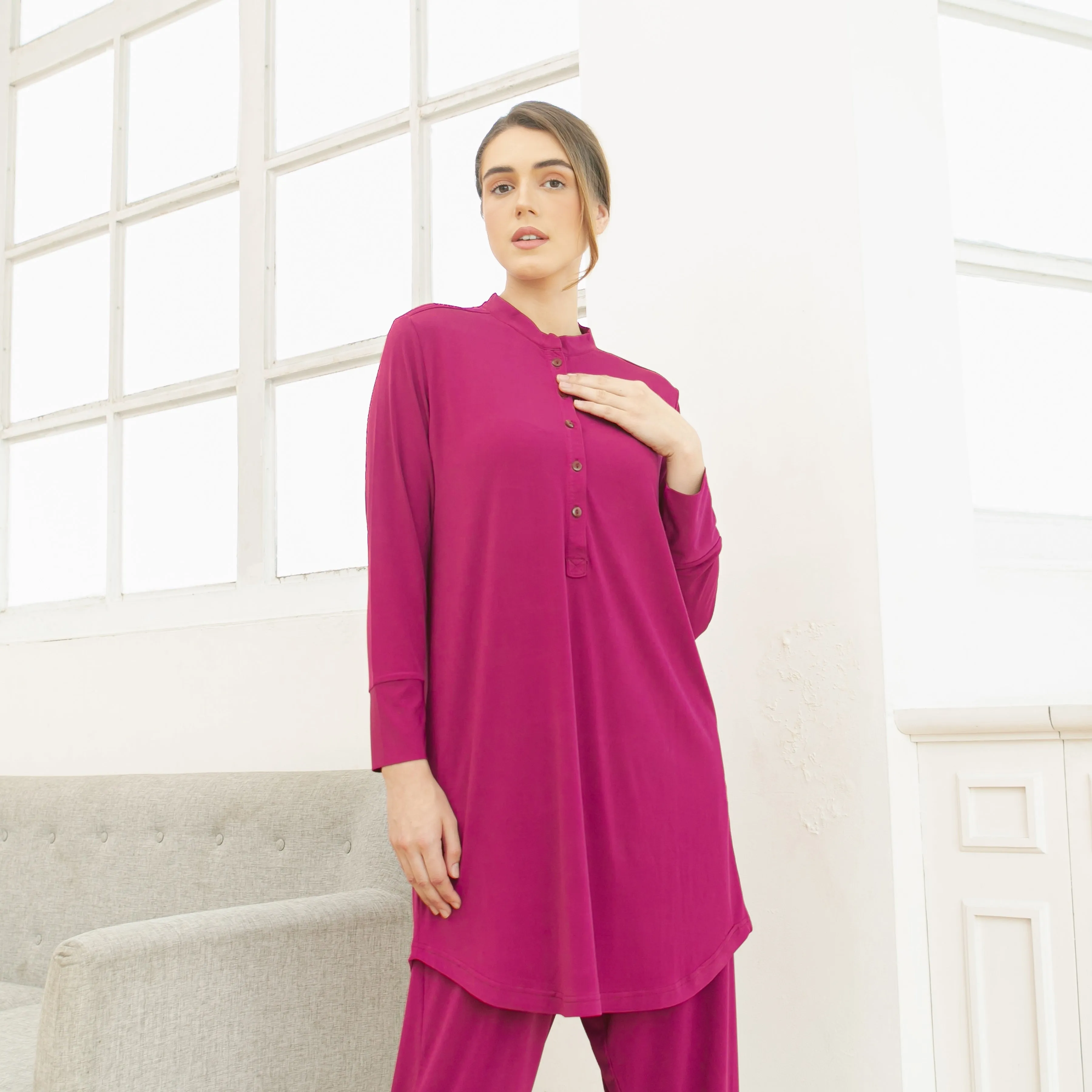 Ellis Tunic - Fuschia