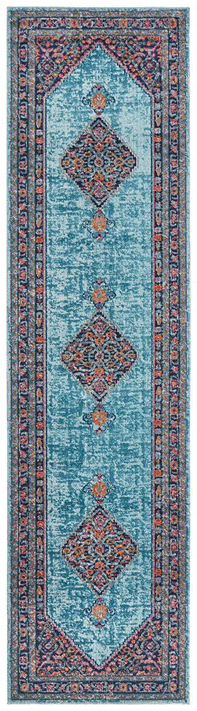 Eternal Whisper Diamond Blue Rug